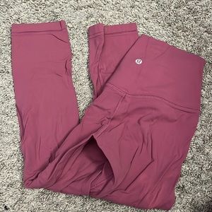 Align High waisted cropped leggings
